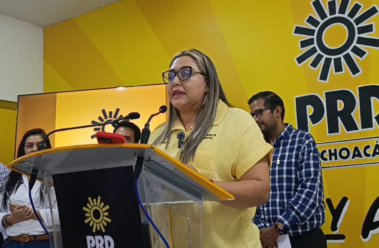 PRD Michoacán reconoce incomodidad por permanencia de Brissa Arroyo en el Grupo Parlamentario