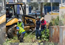 Gobierno Municipal atiende encharcamientos en avenida Benito Juárez