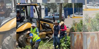 Gobierno Municipal atiende encharcamientos en avenida Benito Juárez