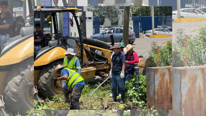 Gobierno Municipal atiende encharcamientos