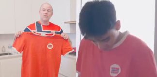 #VIDEO // El gesto que sorprendió al fútbol: Haaland presume a Gilberto Mora y su conexión con Noruega