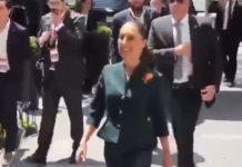 #VIDEO || Ovación mexicana recibe a Sheinbaum en Nueva York antes de la gran final