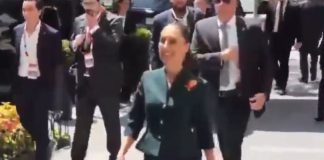 #VIDEO || Ovación mexicana recibe a Sheinbaum en Nueva York antes de la gran final