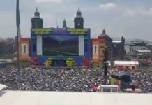 #VIDEO // La fiebre mundialista desborda el Zócalo; autoridades cierran el acceso
