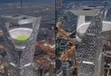 #VIDEO // Arabia sorprende con el estadio que parece imposible