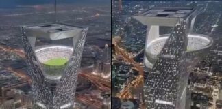 #VIDEO // Arabia sorprende con el estadio que parece imposible