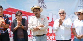 Gobierno de Charo inicia obras de infraestructura peatonal y deportiva en comunidades