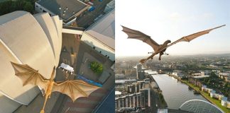 #VIDEO || ¡Un dragón cobró vida y sorprendió a Glasgow!