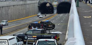 Muere motociclista tras chocar contra barandal y caer a carriles centrales del Libramiento Oriente de Morelia