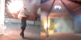 #VIDEO // Pirotecnia convierte una fiesta tradicional en escena de tragedia