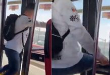 #VIDEO // Pasajero provoca destrozos tras exigir bajada fuera de zona permitida