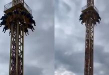 #VIDEO // Minutos de angustia en Chalco juego mecánico falla