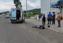 Motociclista resulta gravemente herido tras choque contra auto en la avenida Madero Poniente de Morelia
