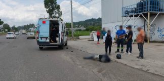 Motociclista resulta gravemente herido tras choque contra auto en la avenida Madero Poniente de Morelia