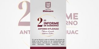 Antonio Ixtláhuac presentará Segundo Informe de Gobierno el próximo 1 de agosto