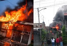 #VIDEO // Voraz incendio consume inmueble en la colonia San Juan Evangelista de Uruapan