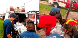 Albañil sufre descarga eléctrica y queda gravemente lesionado en Zitácuaro
