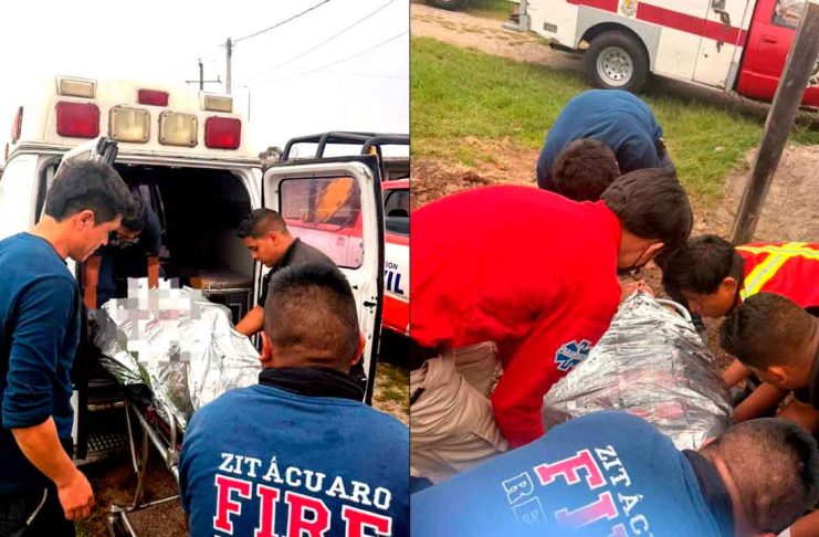 Albañil sufre descarga eléctrica y queda gravemente lesionado en Zitácuaro