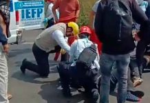 Automovilista atropella a estudiante normalista en la Morelia-Pátzcuaro