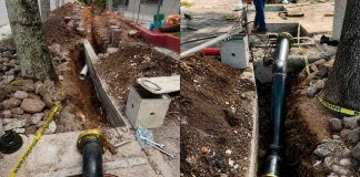 Avanza equipamiento del Cárcamo de Bombeo en avenida Circunvalación