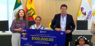 Ayuntamiento de Morelia se suma al Boteo Teletón 2026 con donativo de 100 mil pesos