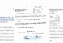 Carlos Torres Piña solicita al Congreso ampliar por 45 días su licencia, continuará recorridos a ras de tierra