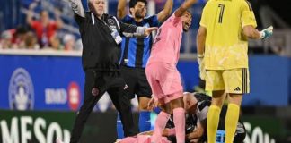 Germán Berterame es trasladado de urgencia tras brutal golpe en el CF Montréal vs Inter Miami