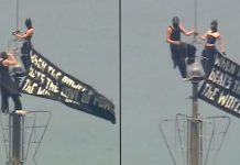 #VIDEO // Del reclamo al arresto: pareja escala el Empire State y desafía la seguridad de Nueva York