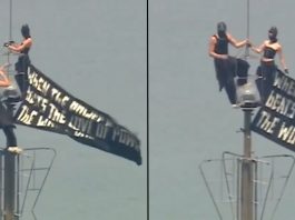 #VIDEO // Del reclamo al arresto: pareja escala el Empire State y desafía la seguridad de Nueva York