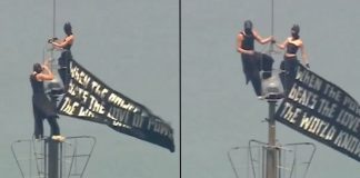 #VIDEO // Del reclamo al arresto: pareja escala el Empire State y desafía la seguridad de Nueva York