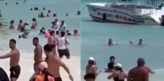 #VIDEO // Presunta agr3sión contra dos mujeres desata tensión en playa de Isla Saona