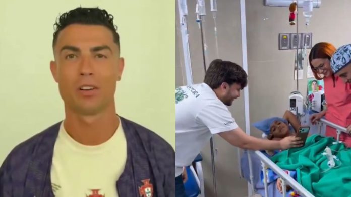 El noble gesto de CR7: envía un emotivo mensaje a un niño tras la tragedia