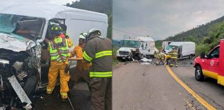 Dos accidentes viales dejan daños materiales y tres heridos, en Charo y Morelia