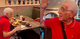#VIDEO // Desconocidos festejan en restaurante a abuelito que perdió a su esposa
