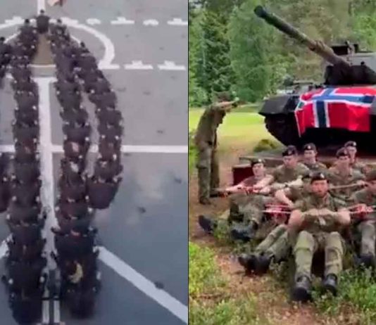 #VIDEO // Fuerzas Armadas de Noruega celebran con épico video la eliminación de Brasil en el Mundial