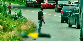 Hombre muere atropellado sobre la carretera “libre” Uruapan-Pátzcuaro