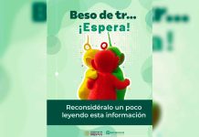 El IMSS advirtió sobre los riesgos de transmitir infecciones mediante un beso entre tres personas