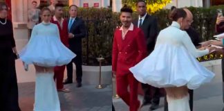#VIDEO // Derroche de estilo: Jennifer Lopez acapara las miradas en París con majestuoso look de alta costura