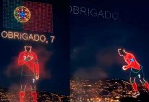 #VIDEO // Impresionante espectáculo de drones en Madeira despide a Cristiano Ronaldo tras su último Mundial