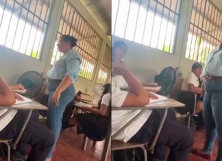 #VIDEO // Maestra cachetea a alumna, quita celular para no ser grabada y termina arrestada
