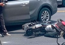 Motociclista y camioneta protagonizan choque en la Madero Oriente de Morelia