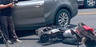 Motociclista y camioneta protagonizan choque en la Madero Oriente de Morelia