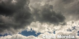 Pronostican lluvias intermitentes en Morelia