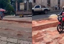 #VIDEO // OOAPAS asume responsabilidad por bache en avenida Tata Vasco y concluye con su reparación