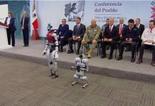#VIDEO // Sheinbaum presenta a “CeCi” y robots con IA que reforzarán la seguridad en el EdoMex