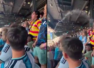#VIDEO // Argentinos insultan a fan del Morelia por apoyar a España durante la final del Mundial 2026
