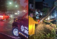 Ayuntamiento de Morelia despliega operativo para atender estragos por fuertes lluvias