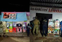 SSP, FGE y Marina aseguran 45 máquinas tragamonedas en Lázaro Cárdenas