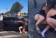 #VIDEO // Auto embiste a 2 espectadores durante arrancones clandestinos en Los Ángeles