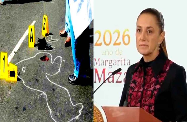 #VIDEO // Sheinbaum asegura que homicidios dolosos bajaron 48% durante su gobierno